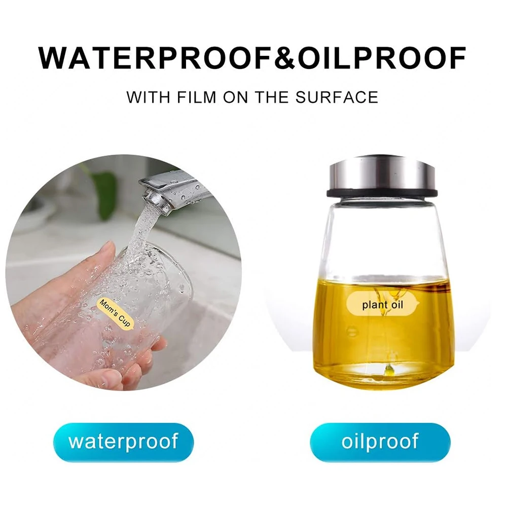 Niimbot D11 D110 D101 H1S Label Printer Sticker Color Cartoon Label Name Tag Thermal Paper for Kitchen Storage Office Class