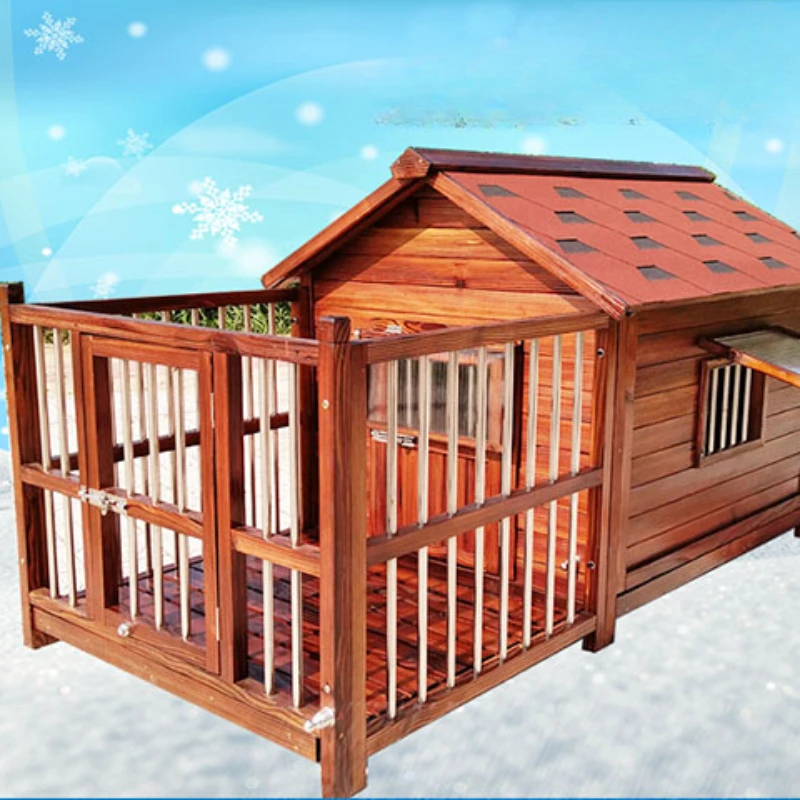 

Accessories Wood Dog Crate Camping Outdoor Villa Habitats Dog Crate Tent Furniture Play Casa Para Perros Dog Supplies RR50HK