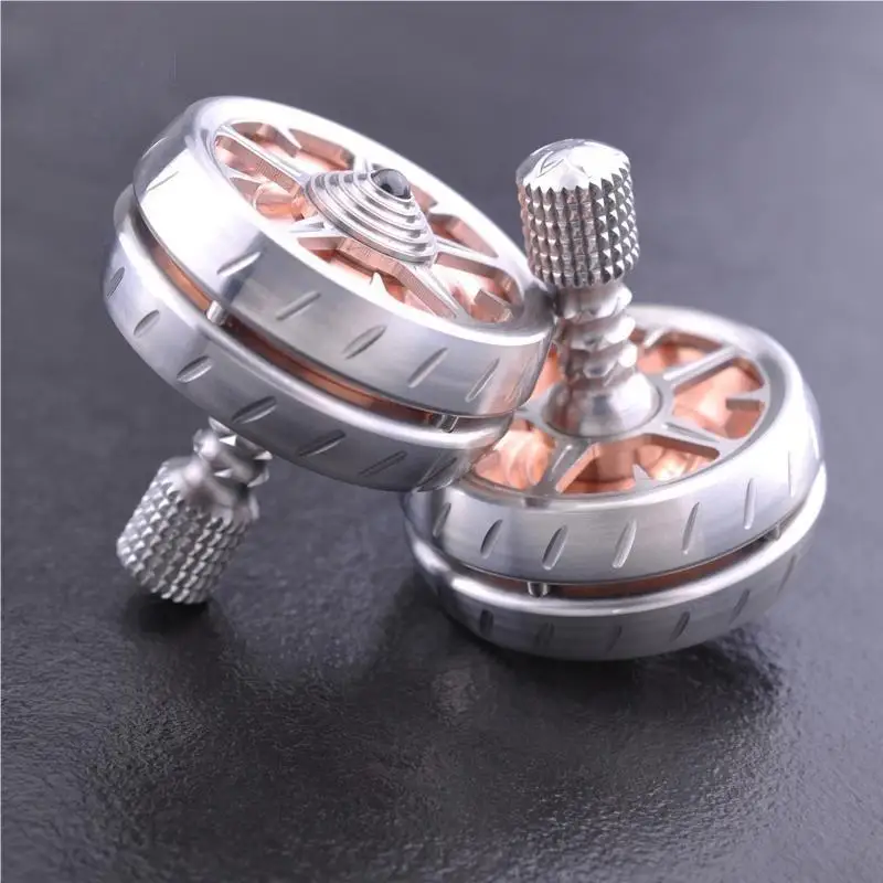 

New 1PC Stainless Steel Copper Spinning Top EDC Top Spinner Mental Focus Stress Relief Toys