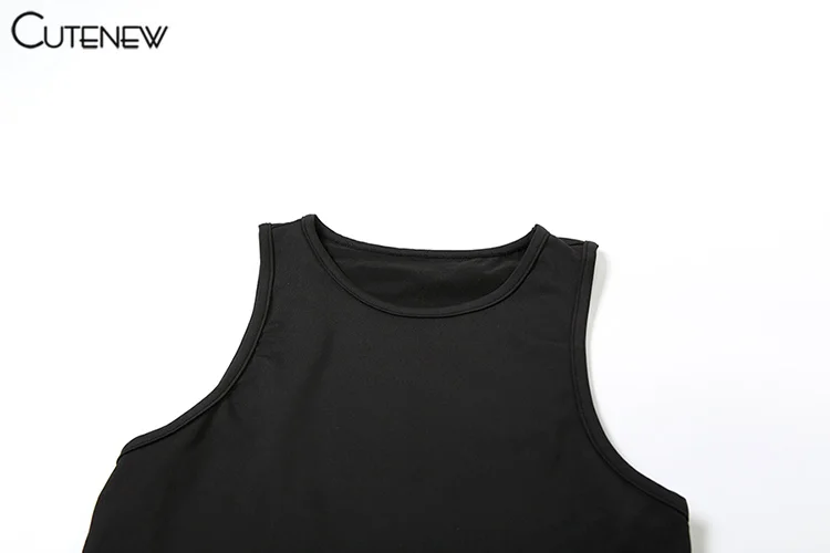 Solid Hooded 2 Piece Tops Women All-matches Classic Lengthen Split Pullover+Crop Tanks Female Fashion Unique Streetwear