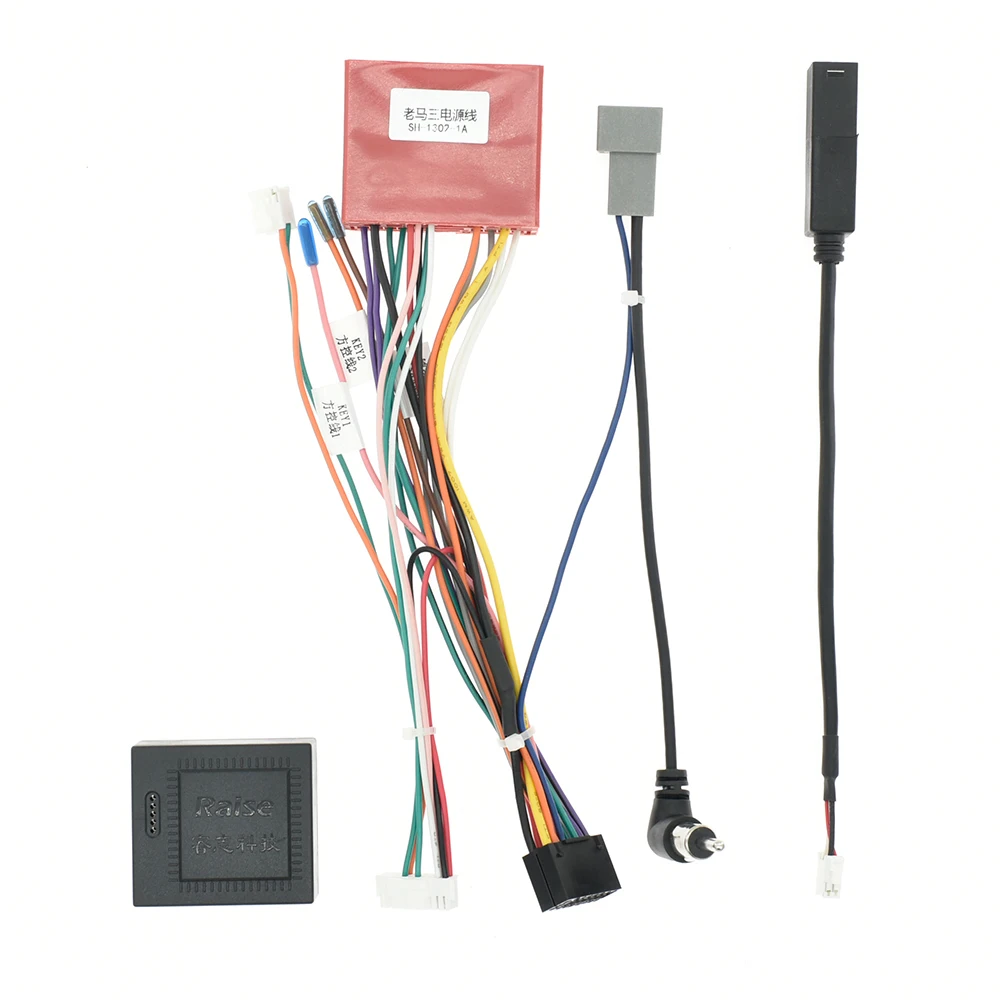 16PinCarRadioPowerCableStereoAdapterwithCanbusBoxHarnessfor