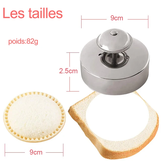 Ensemble Coupe-sandwich Et Scelleuses, Coupe-pâtisserie Rond En Plastique,  Pour La Décoration De La Boîte À Déjeuner, Outils De Cuisson, Accessoires  De Cuisine - Temu France