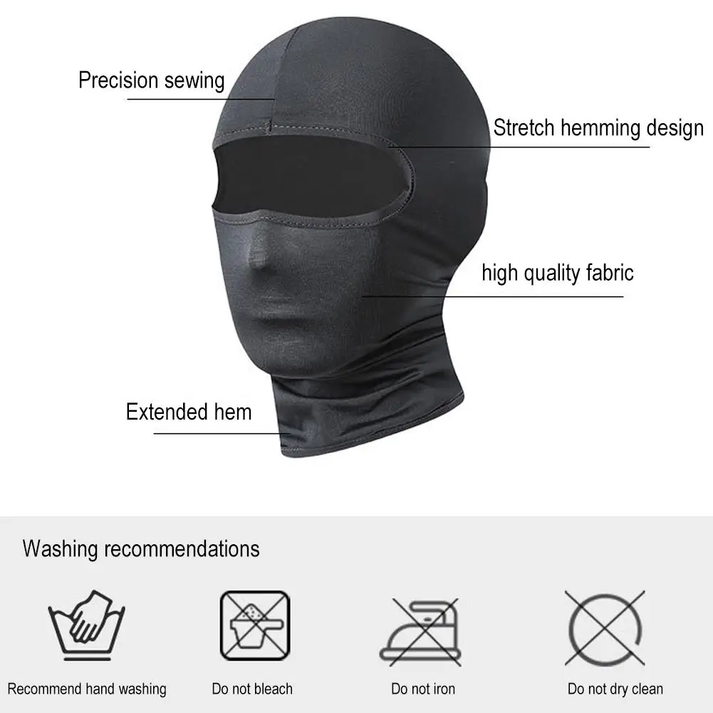 Summer Balaclava Mask for Men Cycling Cap Motorcycle Sun Protection Full Face Cover Fishing Hat Bicycle Bike Bandana Neck Gaiter