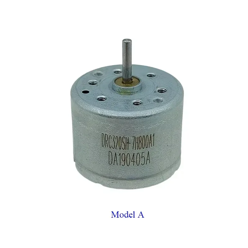 미니 320 DC 모터 3.7V 6V 12V 마이크로 24mm 저소음 원형 스핀들 저속 DIY 장난감 청소기 DVD 취미용