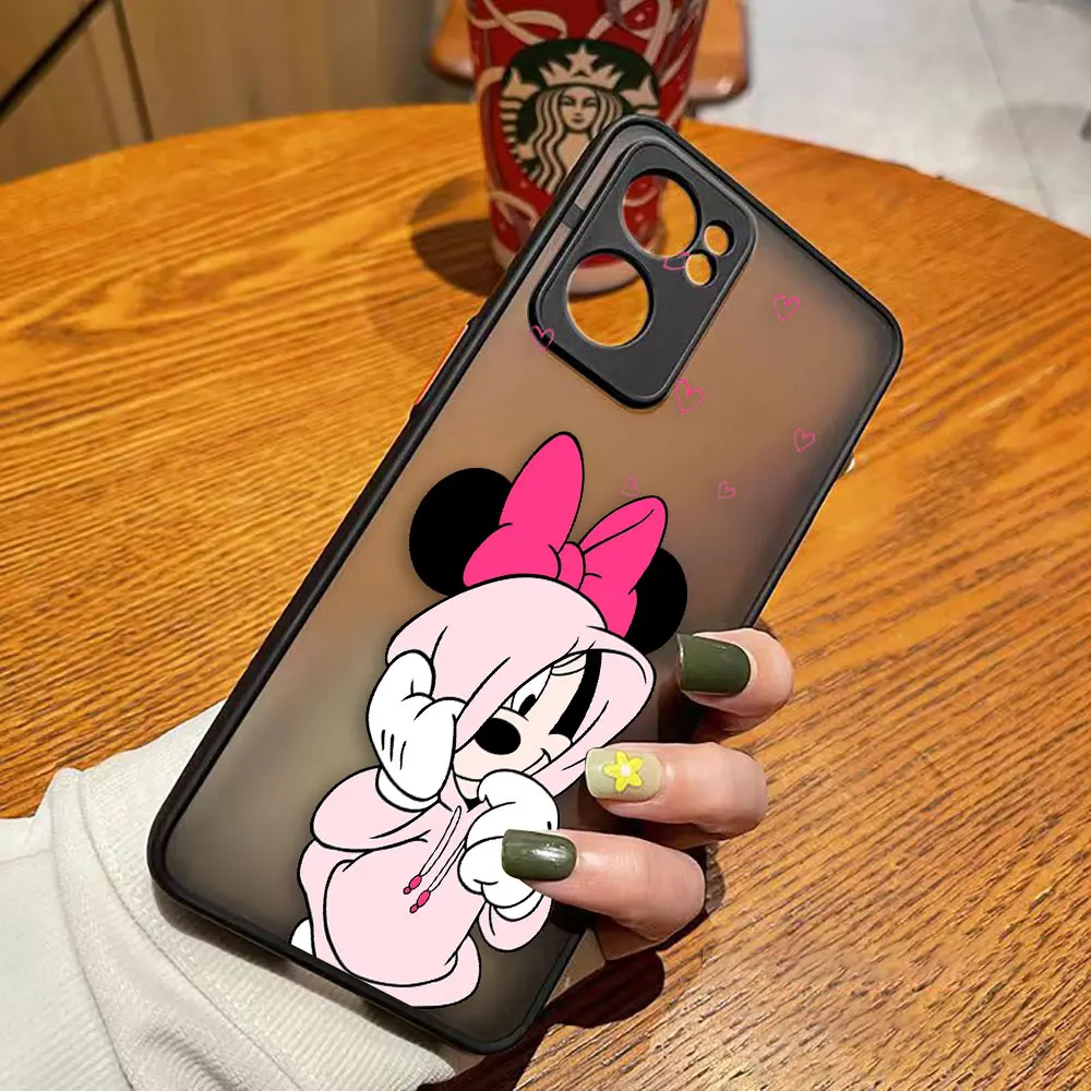 thumbnail image 1 of Matte Phone Case for OPPO RENO 8 8T 7Z 7 6Z 6 5 4 3 PRO PLUS 4G 5G Case Funda Coque Capa Shell Mickey Minnie Mouse Anime Cartoon, 1 of 5