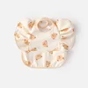 Baby Feed Bibs Waterproof INS Nordic Style Angel Pocket Burp Girl Boy Infant Meals Bib  Easy Clean Cute Panda Bibs Soft PU 2