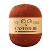 6pcs Pure Cashmere Yarn 95% Cashmere for Crocheting 3Ply Worsted Mongolian Warm Weaving Fuzzy Knitting Cashmere Hand Yarn Thread 6