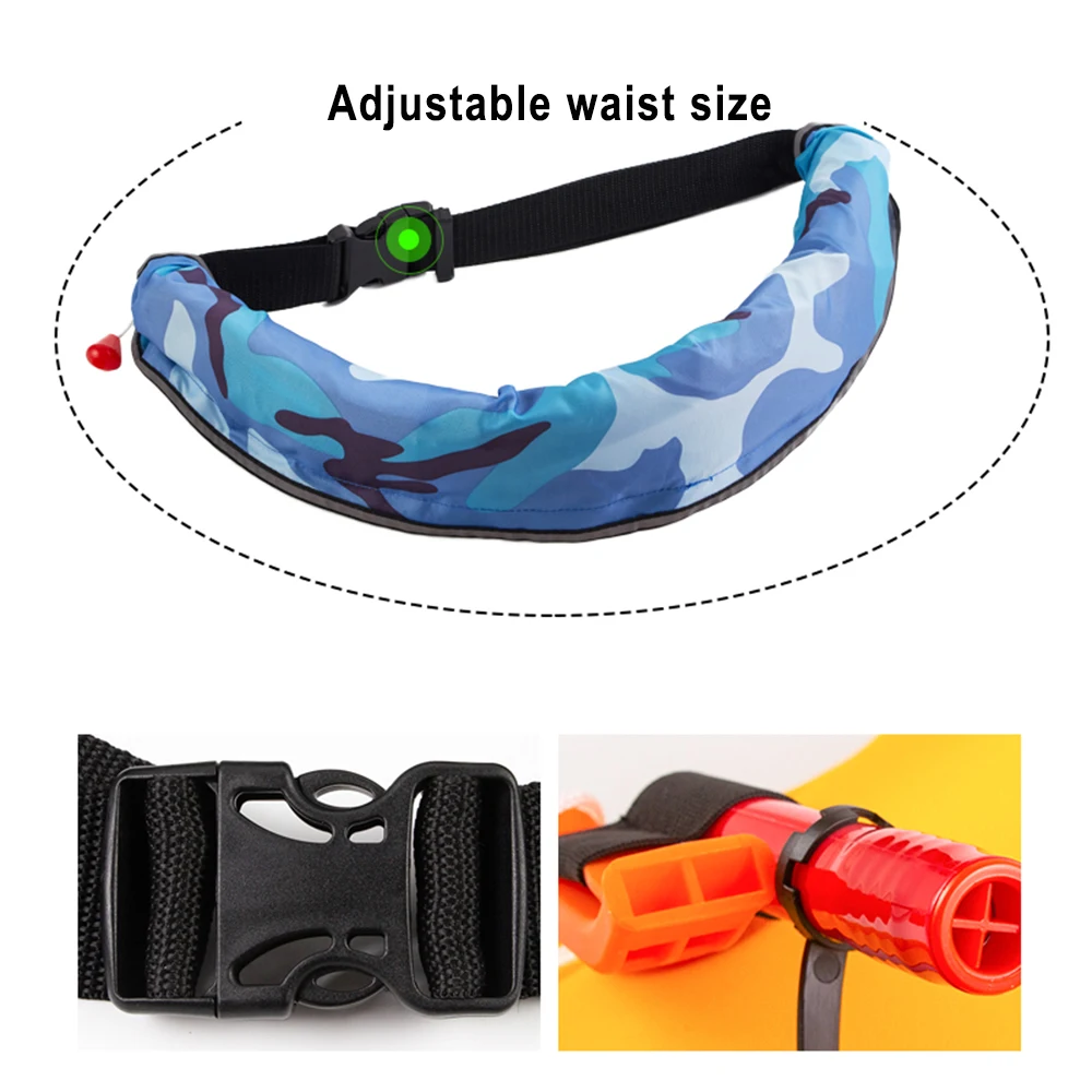 Life Jackets PFD Automatic Inflatable Life-saving Belts 100N for Rafting Boating