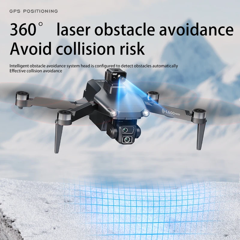 GPS Drone 4K HD Dual Camera Quadcopter with Obstacle Avoidance