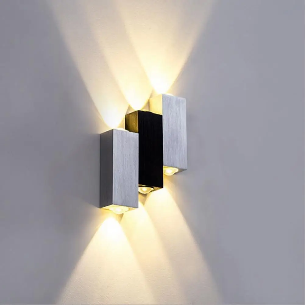 

6W LED Wall Lamp Indoor and Outdoor 120 Degrees Modern Design Bedroom Bedside Lights For Garden Street Balcony Decor