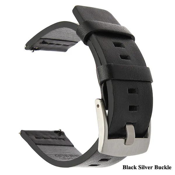 Genuine Leather Quick Release Watch Band Replacement Bracelet