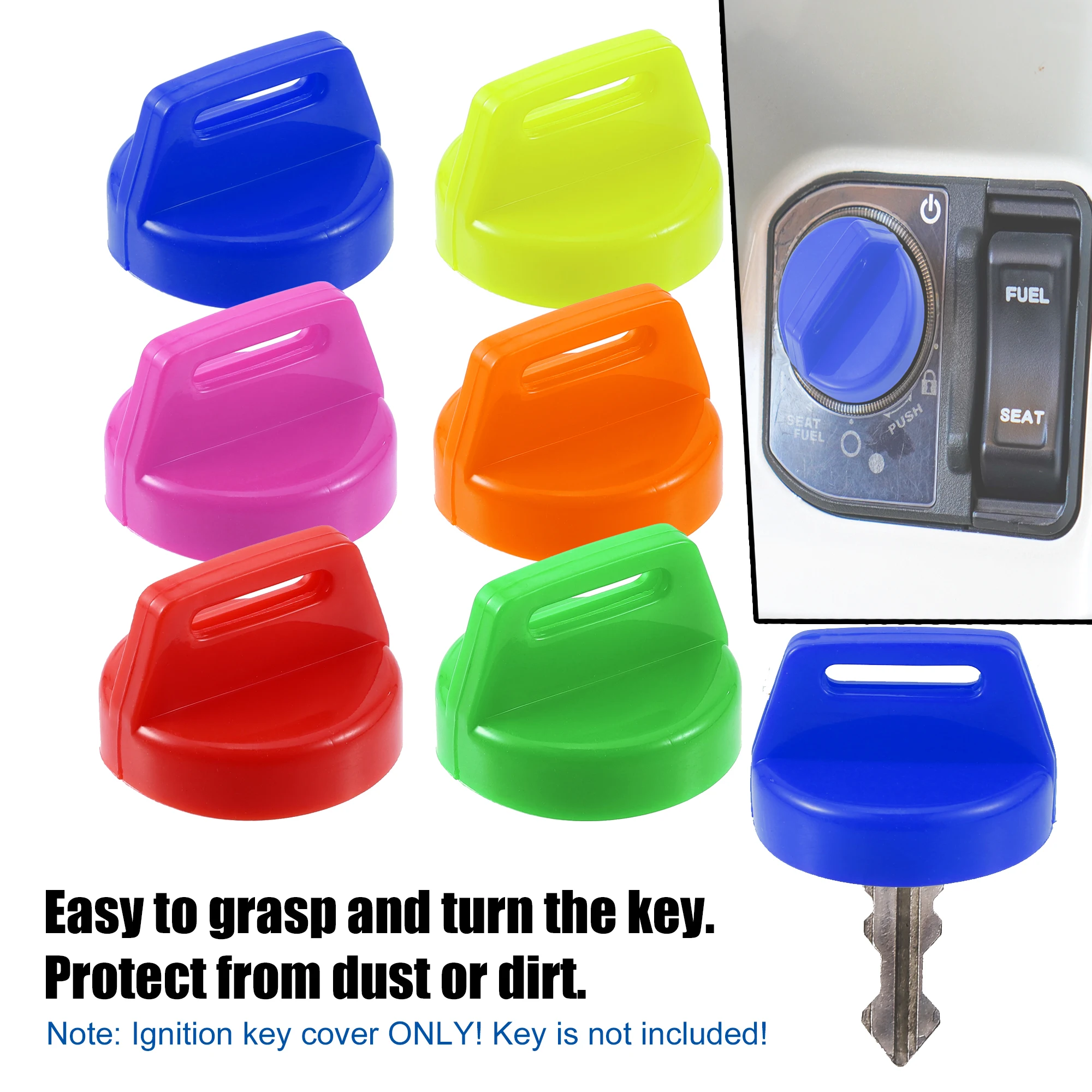 2pcsIgnitionKeyCoverCapUTVATVCarKeyFobforPolarisforRanger