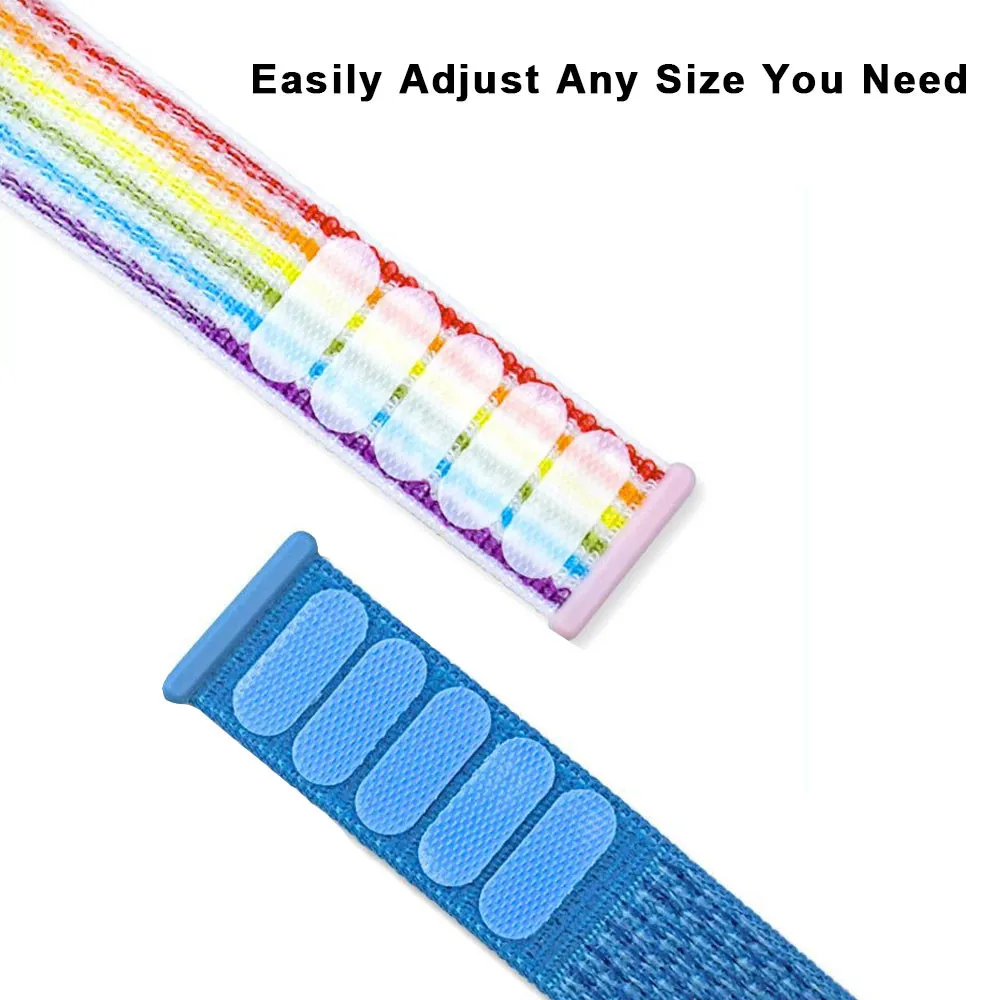 Nylon Loop Watchband with Protective Case for Smart Watches - Stylish Strap Accessory