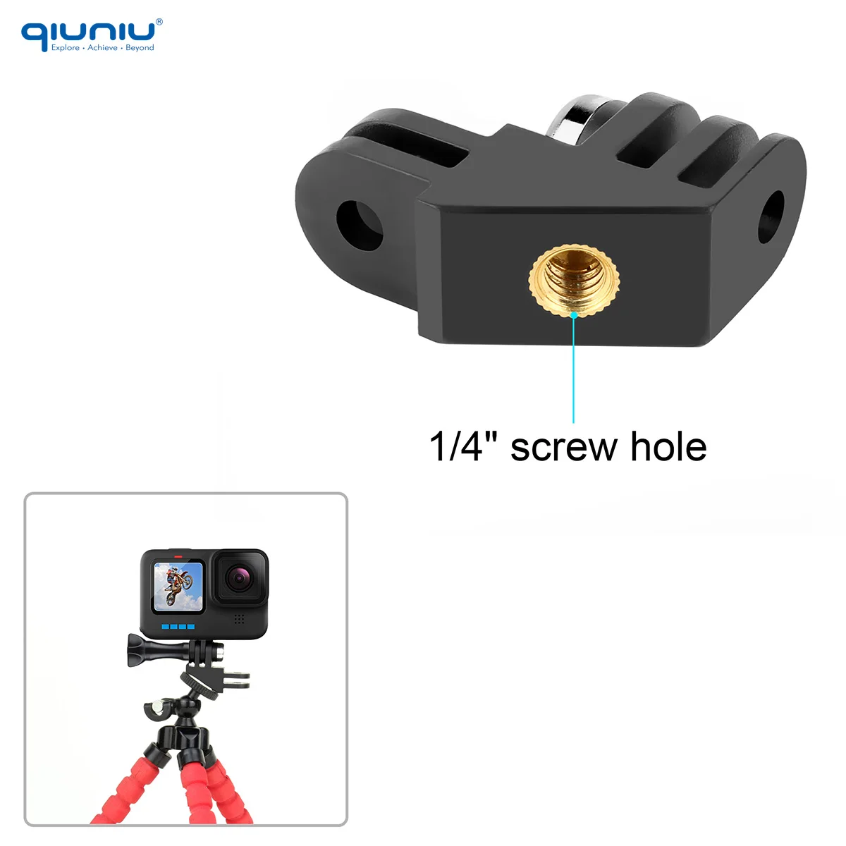 Tracolla Per Action Camera - Gancio 360° Per GoPro, SJCAM, Xiaoyi E Altri Modelli - Foto 6