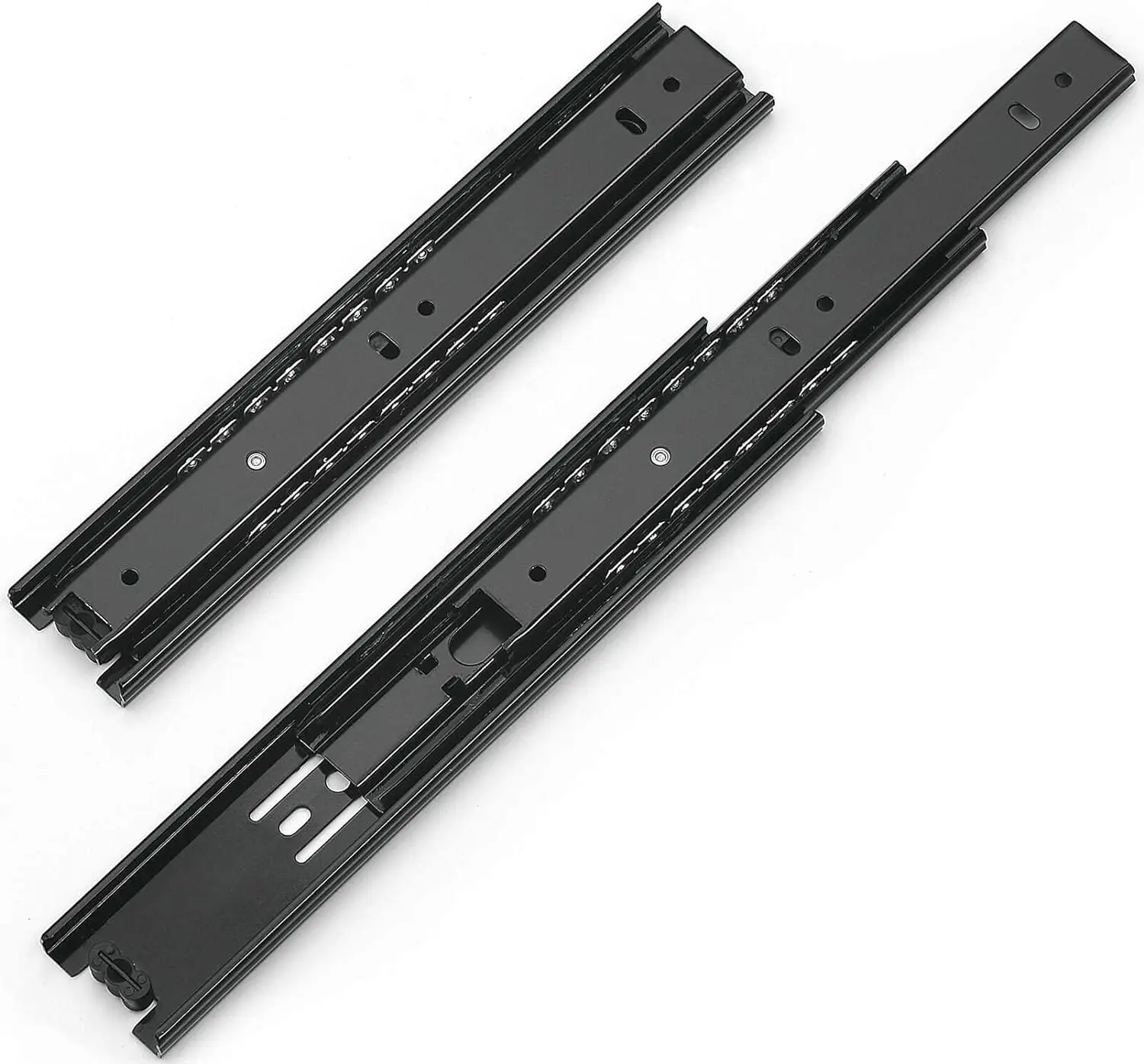 OCG Drawer Slides 24 Inch 1 Pair, Side Mount Drawer Slides, 3Section Ball Bearing Full