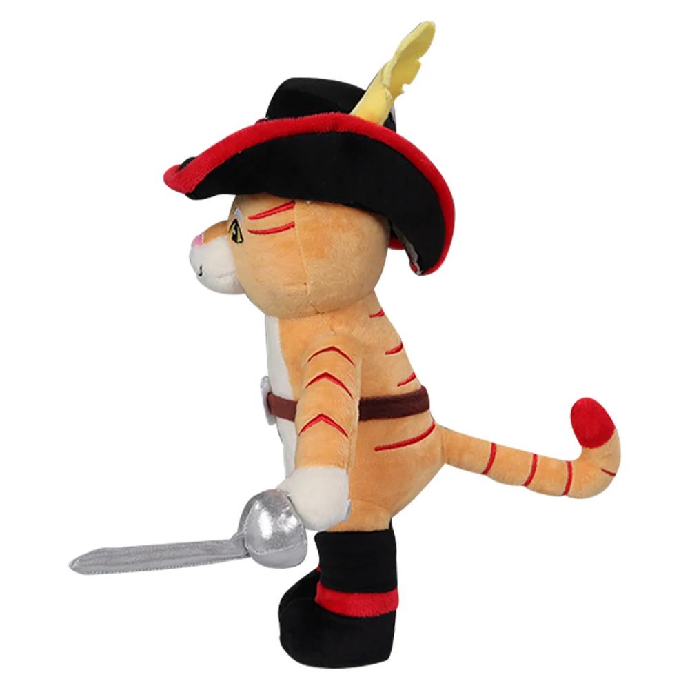 Last Wish Puss Cosplay in Boots Plush Toys Cat Cartoon Soft Stuffed Dolls Mascot Birthday Xmas Gift Adult Kids Halloween Present