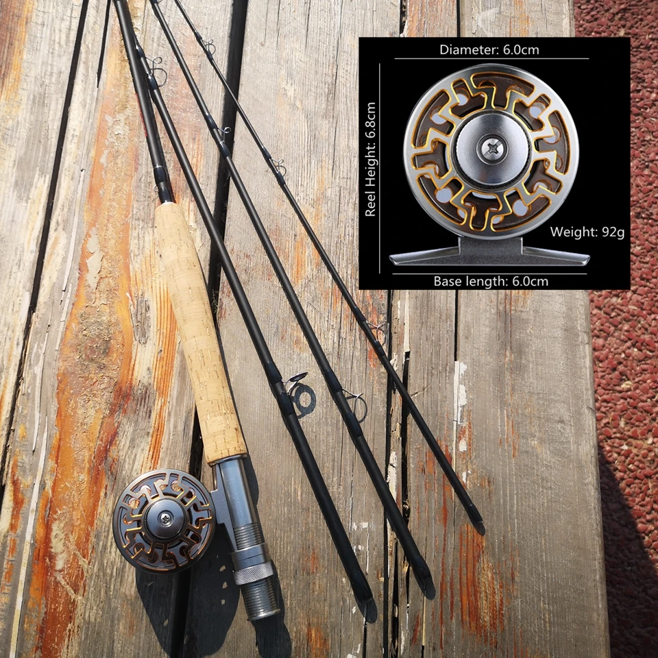 New 2.1m 7ft Low Price Fly Fishing Rod Reel Combos Carbon Fiber 4 Section  Light Fishing Rod Beginner Fly Fishing Fishing Tackle - Fishing Rods -  AliExpress