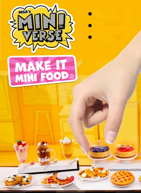 Making Mini Verse Micro Food From The MiniVerse Kitchen Case 