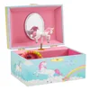 Music Box Christmas Fantasy Rotating Unicorn Children's Music Box New Year Birthday Gift Multifunctional Storage Jewelry Box 1