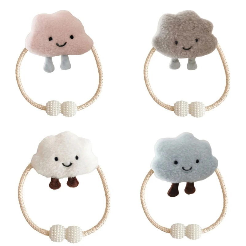 448B Curtains Tiebacks Curtain Clips Cartoon Clouds Curtain Clips Clouds Curtain Holders for Children's Room Decoration