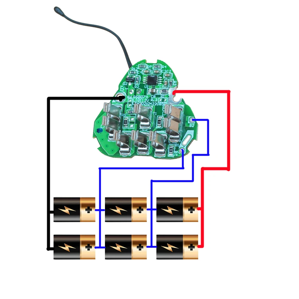 배터리 케이스 보호 회로 기판 박스 PCB BMS, AEG RidGid 10.8V 12V 리튬 도구, BS12C, BS12C2, AC82048, L1230, L1215R