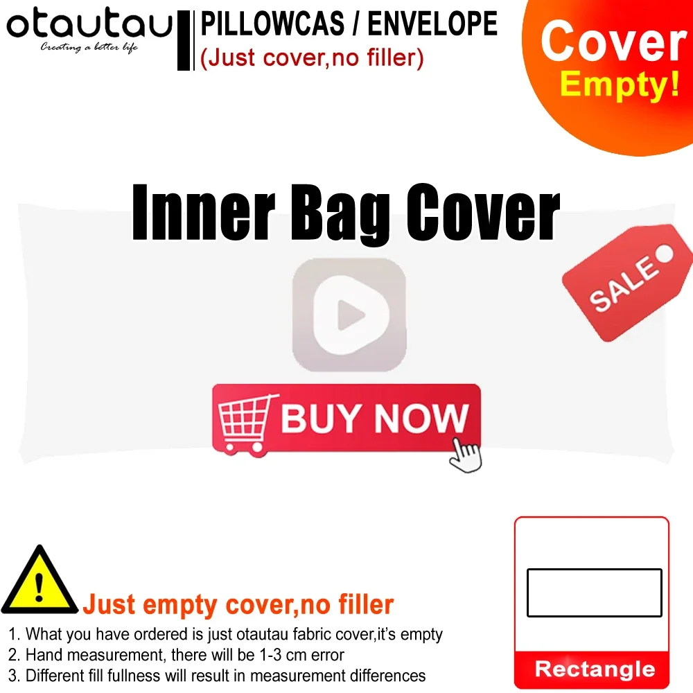 Description Picture 3 of itemOTAUTAU Cotton Linen Pillow Case for Sofa Bed Headboard Couch Backrest Cushion Cover Pillowcase Long Body Throw Pillows KD002