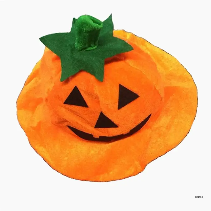 

Halloween Pumpkin Cap Cosplay Costume Hat Felt Pumpkin Hat Children Adult Party Cap Universal Festival Headgear