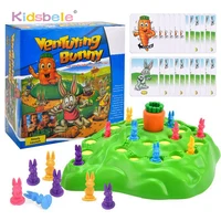 Rabbit Trap Game Rabbit Game Cross Country Spinning Race Turnip Drop Board Game Family Party Game 1