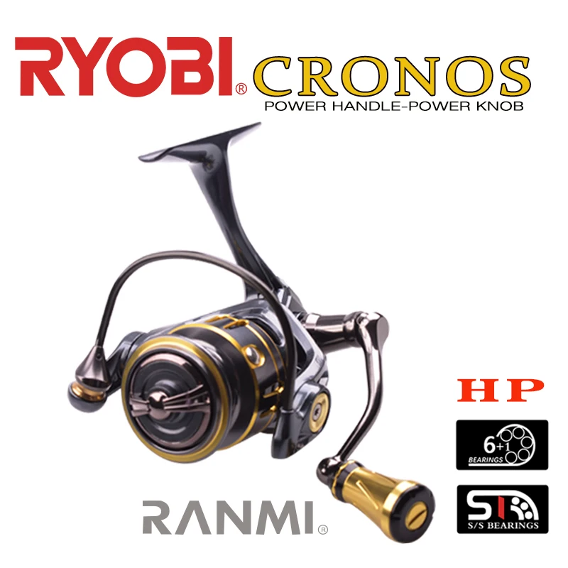 

New RYOBI RANMI CRONOS 800-1000HP Spinning Reels Ball Bearings 6+1 Max Drag 3kg Gear Ratio 5.2:1 Saltwater Fishing Reel