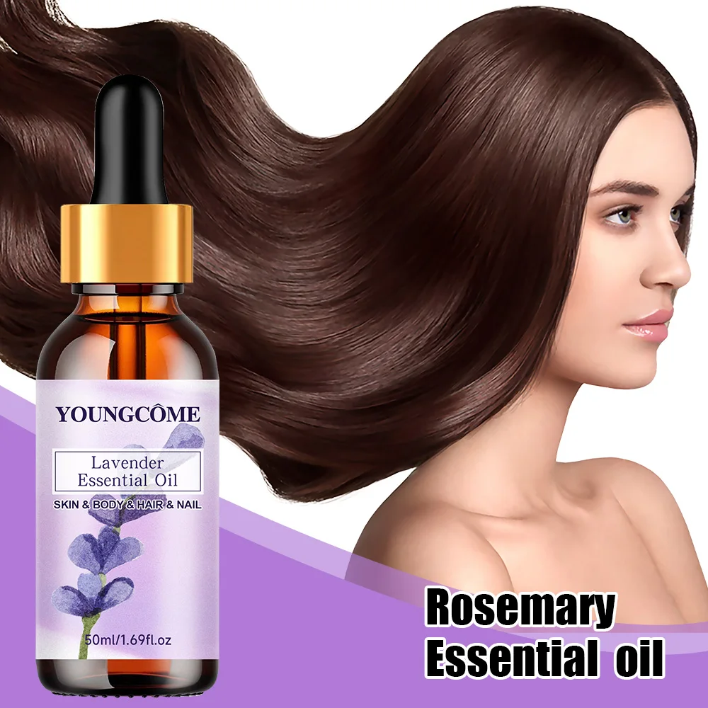 Pure natural lavender essential oil, hair moisturizer, suitable for hair, face and body,suitable for all skin types hair types 2