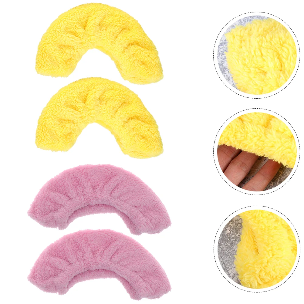 2 Pairs Skates Covers Kids Skate Blades Guards Plush Blade Guards Protect Moisture Absorbent Anti Rust Kids Skate Blades