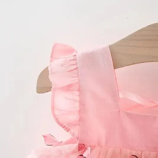 Baby Girls Flying Sleeve Butterfly Dress 6