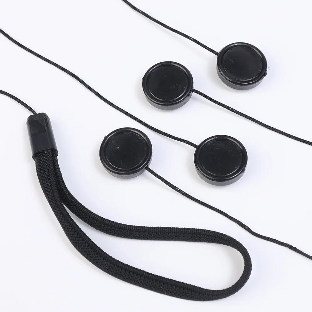 Description Picture 4 of item5/10/20PCS Lens Cover Holder Keeper Straps Universal DSLR Digital Camera Len Cap Anti Loss Protective Rope Accessories