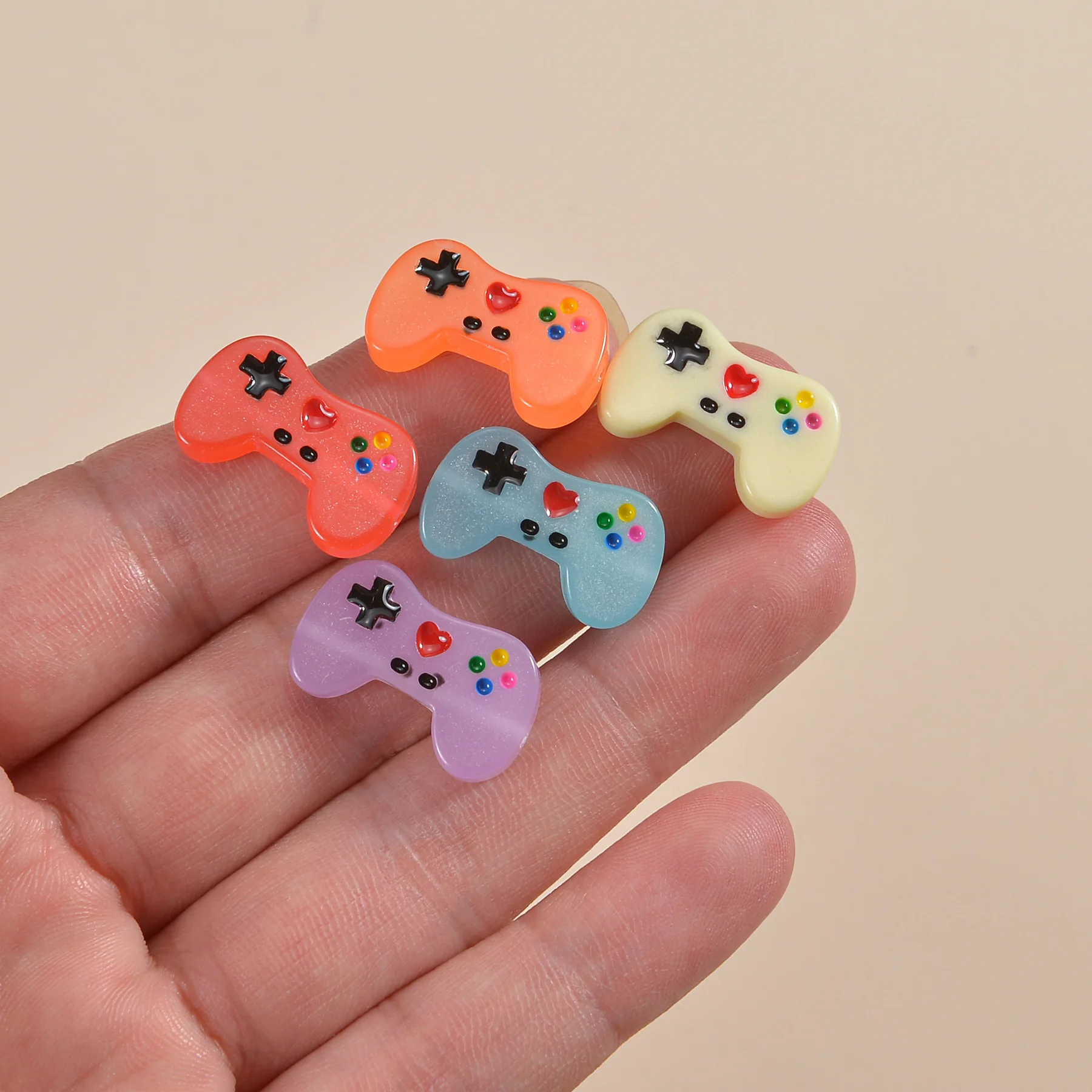 Video Game Controller Beads Loose Beads Charms DIY Handmade Bracelets Keychain Jewelry Accessories Wholesale