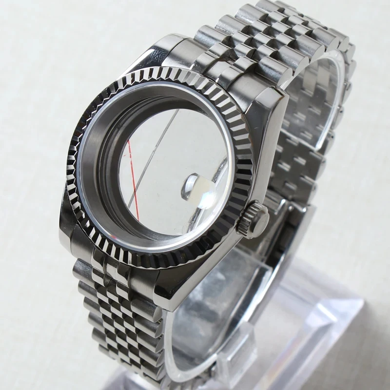 Cadran De Montre Avec Calendrier Et Anneau - Compatible Mouvement NH35, Multicolore, Neuf
