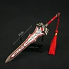 Game Weapon Tears of The Kingdom Link Hero Master Sword KeyChain Final Trial Version Weapon Model Metal Sword Gifts Toys for Boy 2
