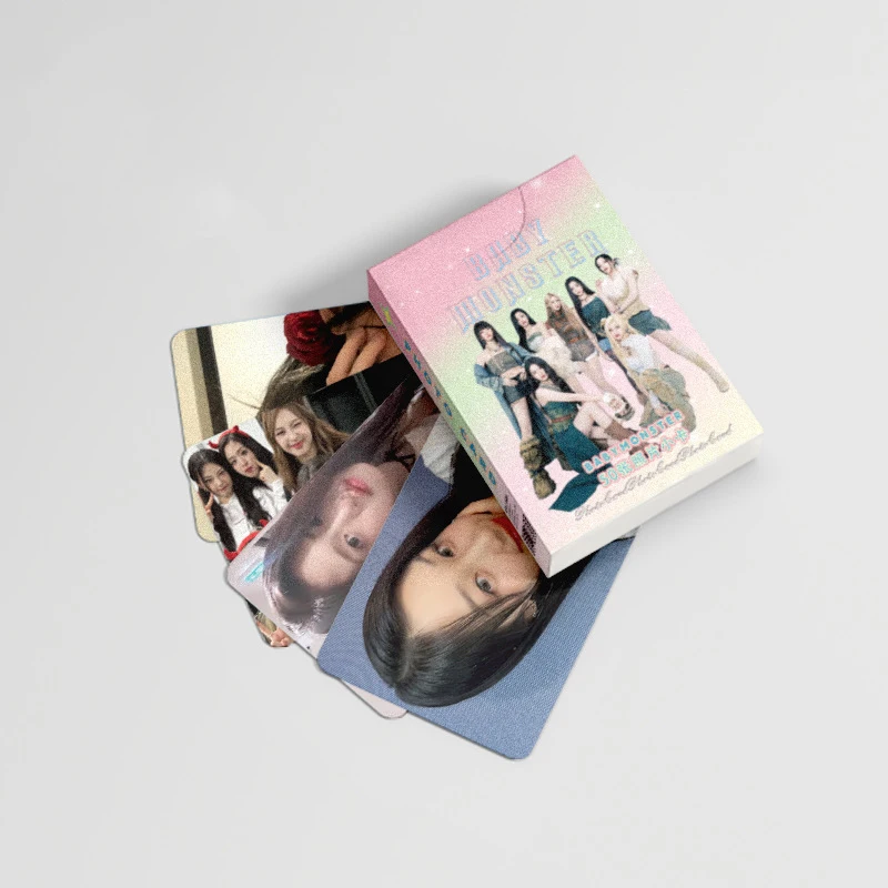 50pcs/set KPOP BABY MONSTER Album LOMO Card FOREVER HD Fan Collection Gift Photo Card Postcard AHYEON HARAM RORA