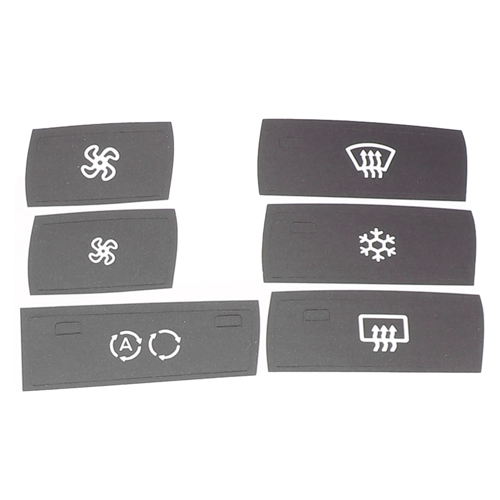 

Enhance The Look Of Your Control Cells Climate Control Button Knob Overlay Stickers Repair Set For BMW X3 E83 0310