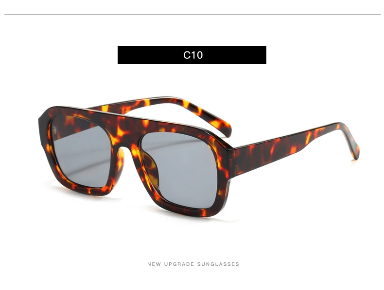Schutzbrille Klassische Rechteckige Große Rahmen Sonnenbrille Frauen Mode Neue Retro Sonnenbrille INS Brillen Männer Unisex – Detail 16