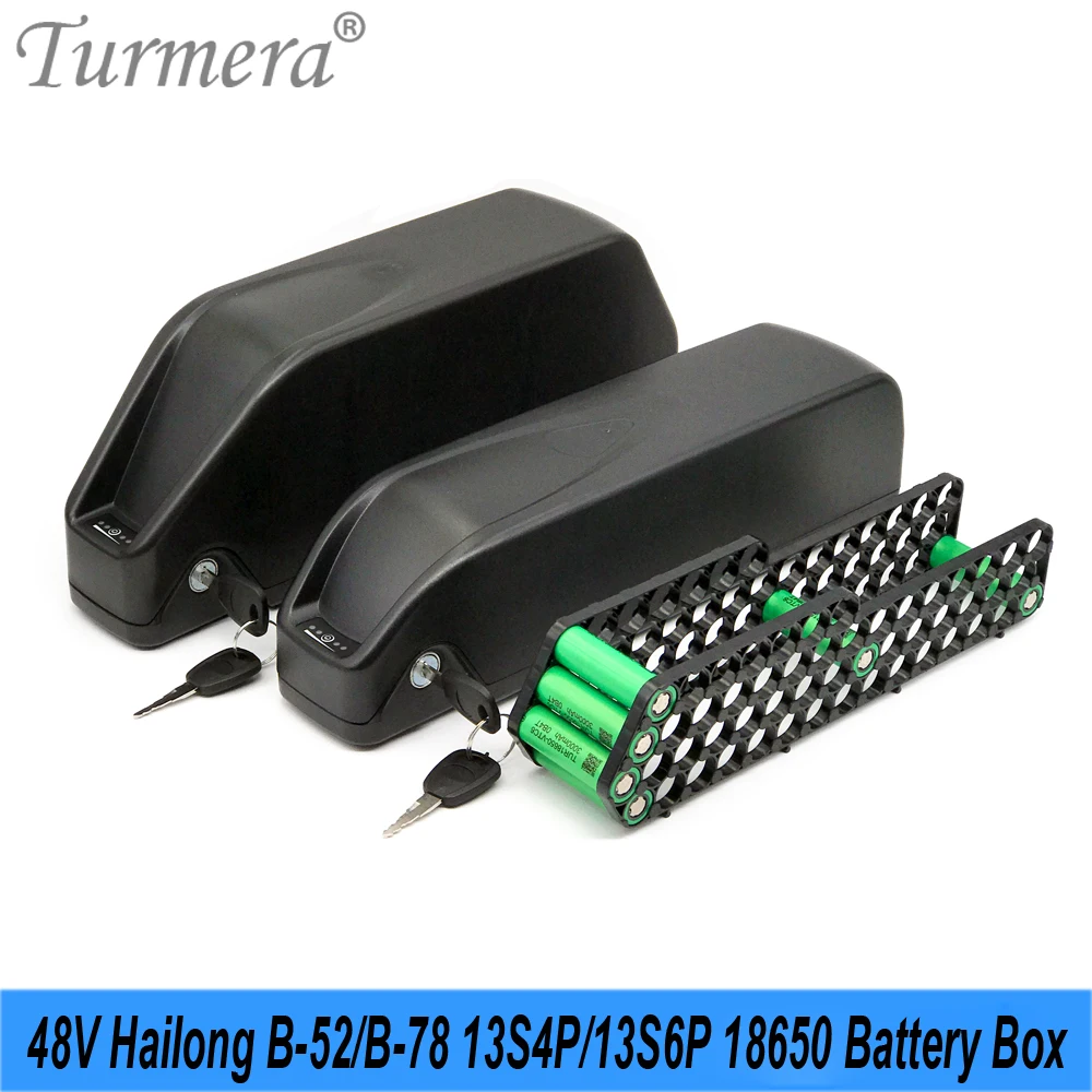 Electric Bike Battery Shark Battery Case Turmera 36V 48V Hailong