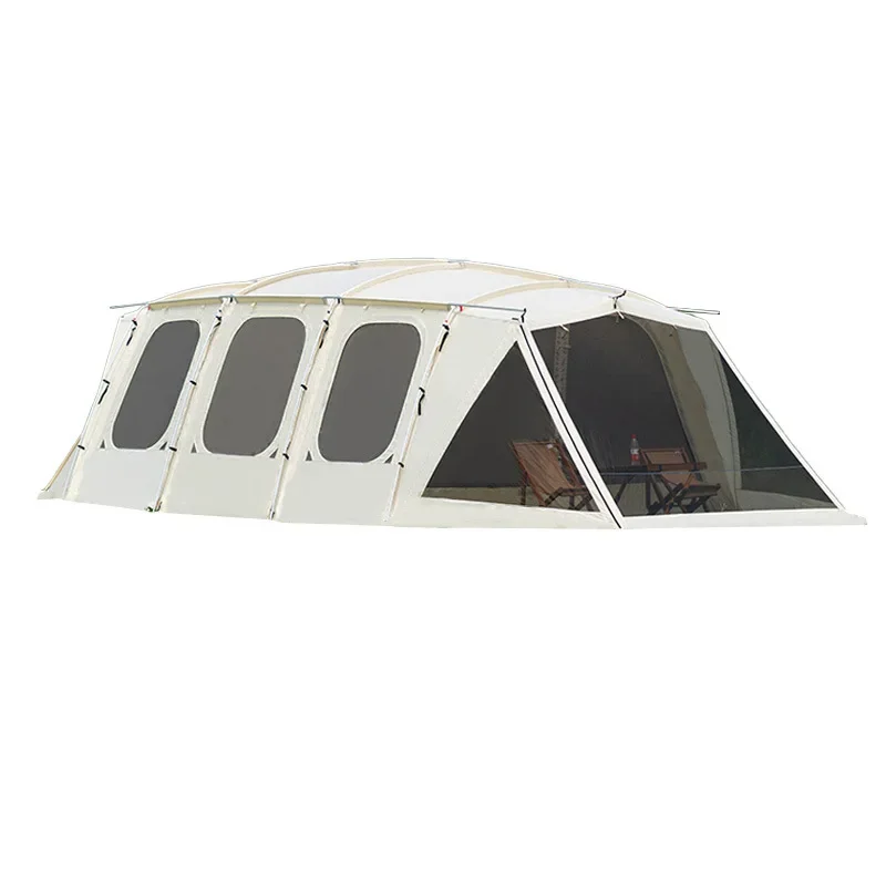

Moqi high-speed rail No. 1 tunnel tent outdoor camping camping equipment thickened rainstorm oversized four-pole tunnel tent
