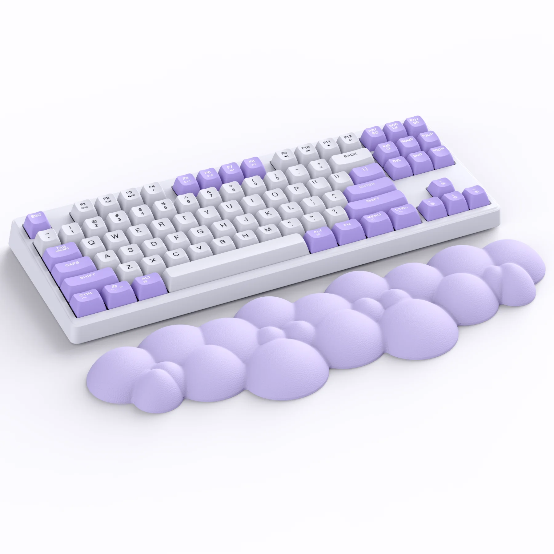 ELZO 2 × Set di Poggiapolso Pad Cuscini in Memory Foam per Mouse e