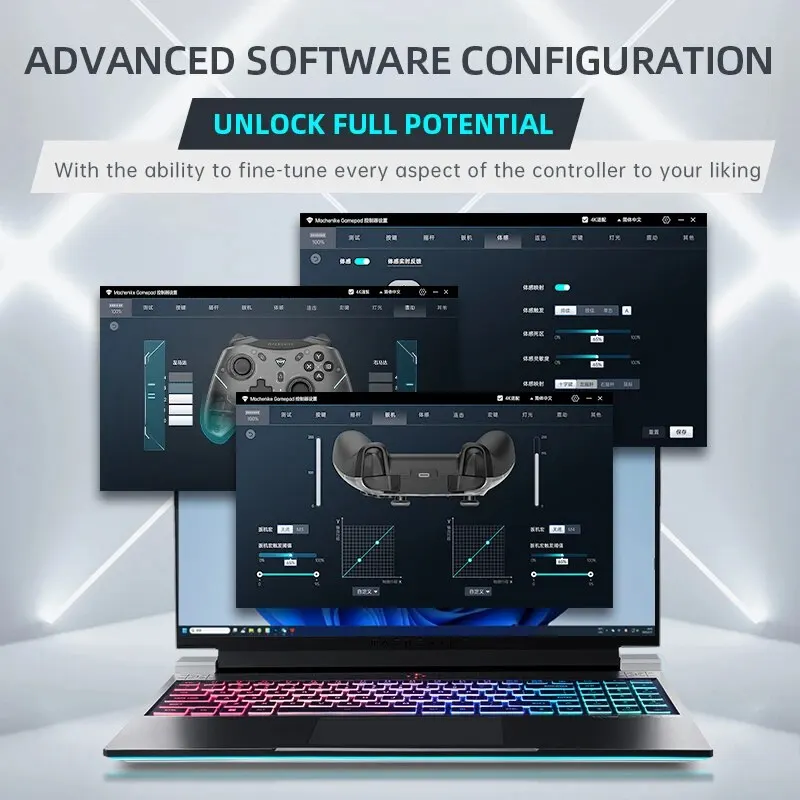 Gamepad Wireless Gaming Controller Machenike G5 Pro Elite Hall Trigger Joystick Mecha-Tactile Buttons For Switch PC Android IOS - Image 6