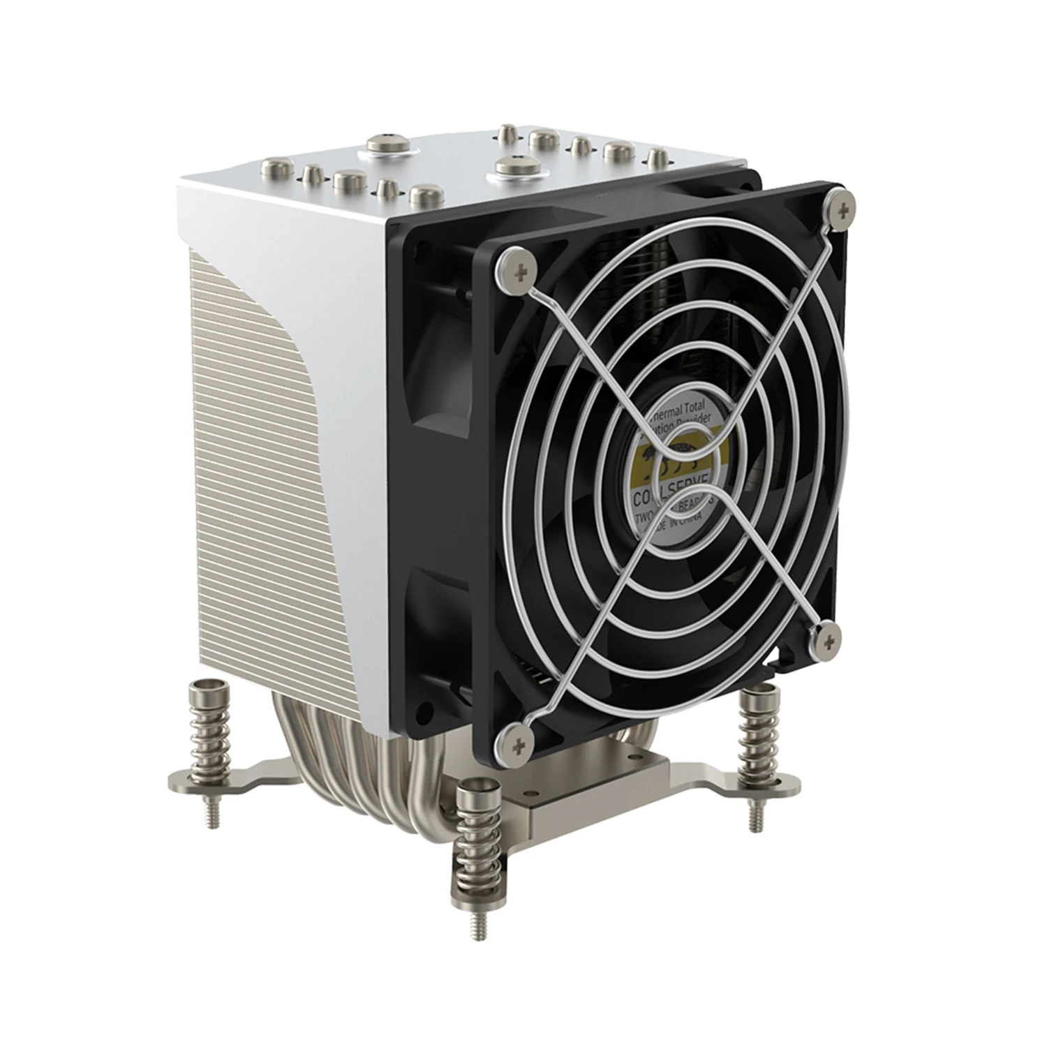 Coolserver R22 Cpu Server Cooler 5 Heatpipes Tdp 200W Radiatore Con Ventola Di Raffreddamento Silenziosa Pwm A 4Pin Per Amd-Am5