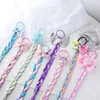Girls Colorful Unicorn Hair ScrunchiesWig Pigtail Elastic Hair Rings Ponytail Hair Ropes for Girls Sequin Glitter Kids Headwear 3
