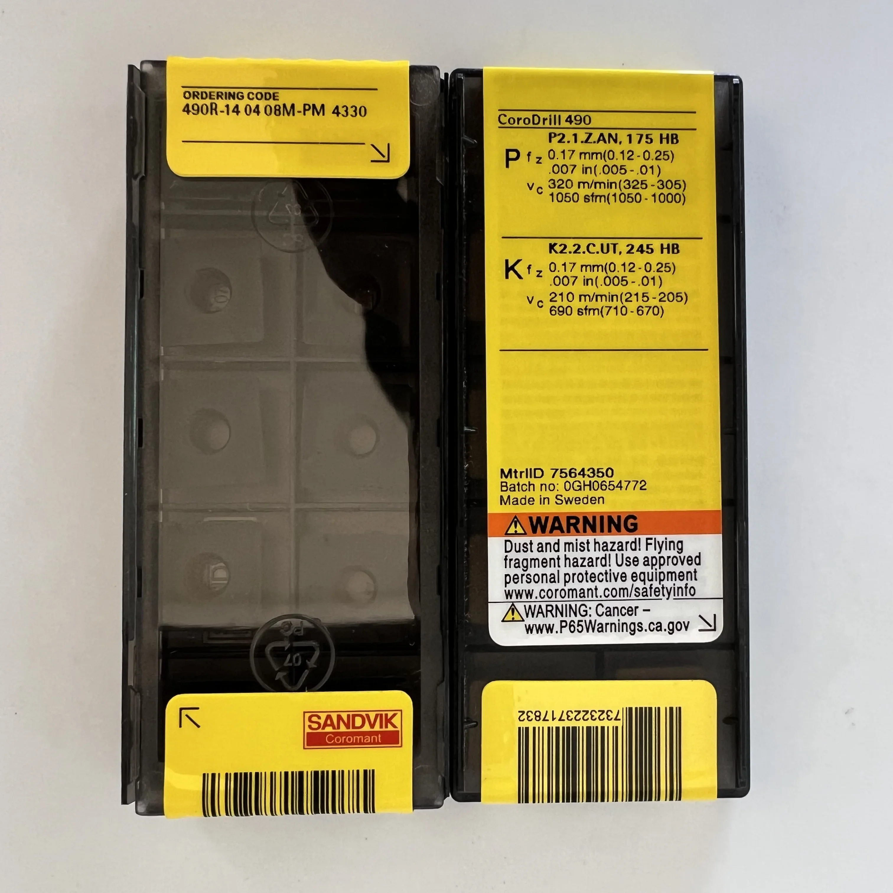 

SANDVIK 490R-140408M-PM 4330 Original 490R-140408M-PM 4340 CNC blade