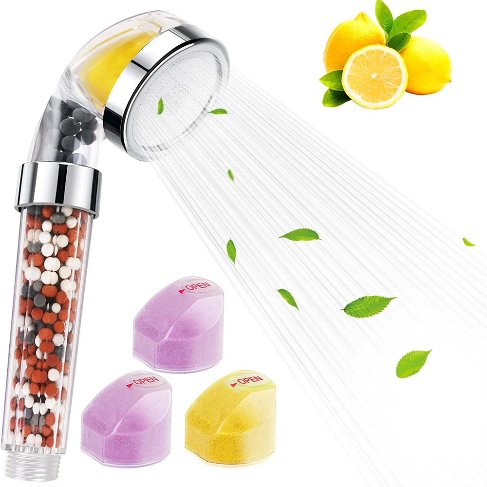 

Ароматическая душевая лейка с витамином C, душевая лейка с ароматом, ручная душевая лейка с фильтром, аксессуары для ванной комнаты