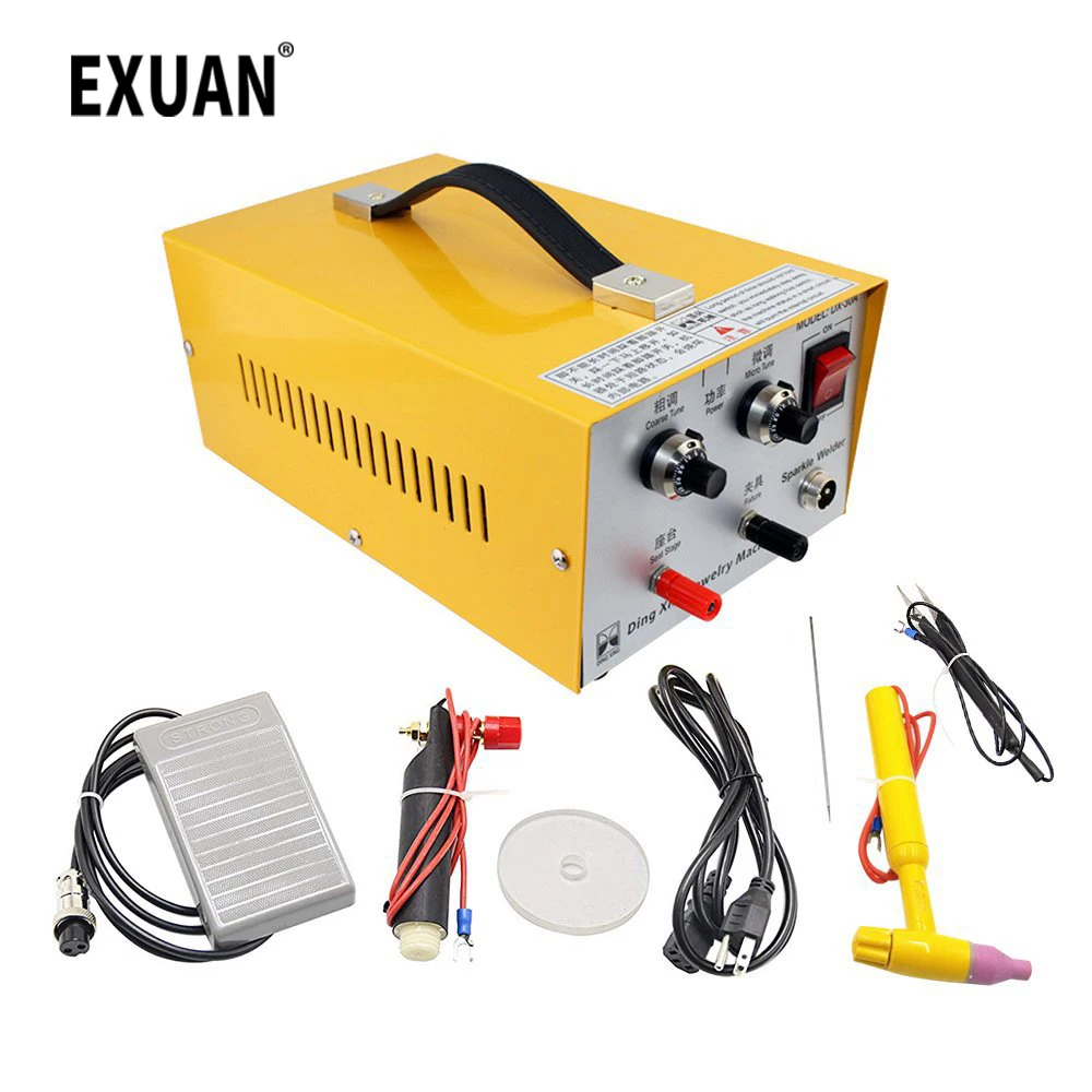 

Adjustable Pulse Sparkle Spot Welder Portable For Jewelry Gold Silver Platinum Jewelry Spot Welding Machine Touch Welding Machin