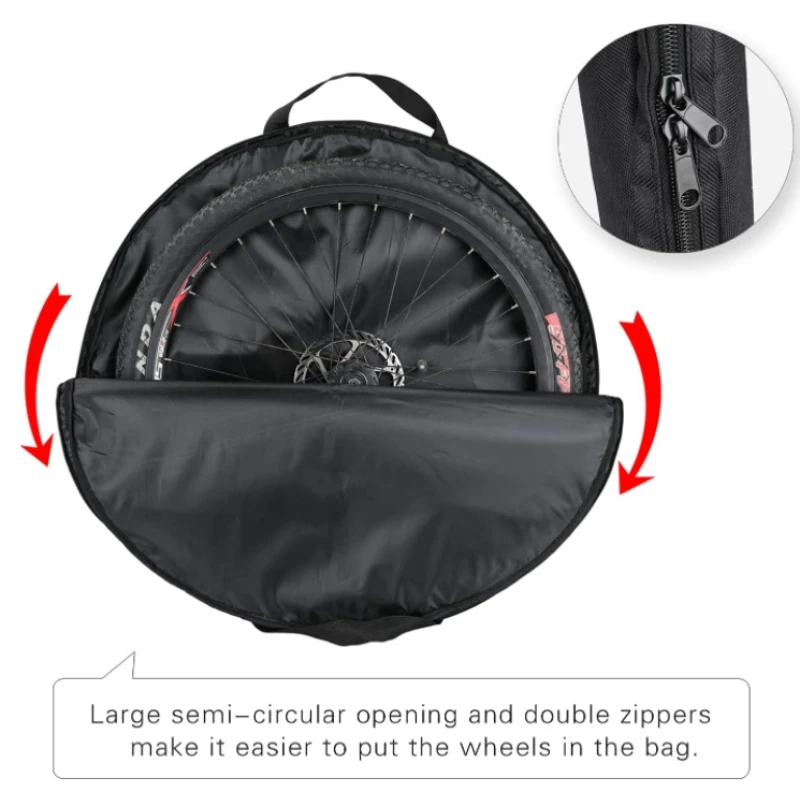 26-29 Zoll Radtasche Mountain Road Fahrrad tragbare leichte Tragetasche Aufbewahrung hinzufügen Baumwolle Reise wasserdichtes Zubehör – Detail 9