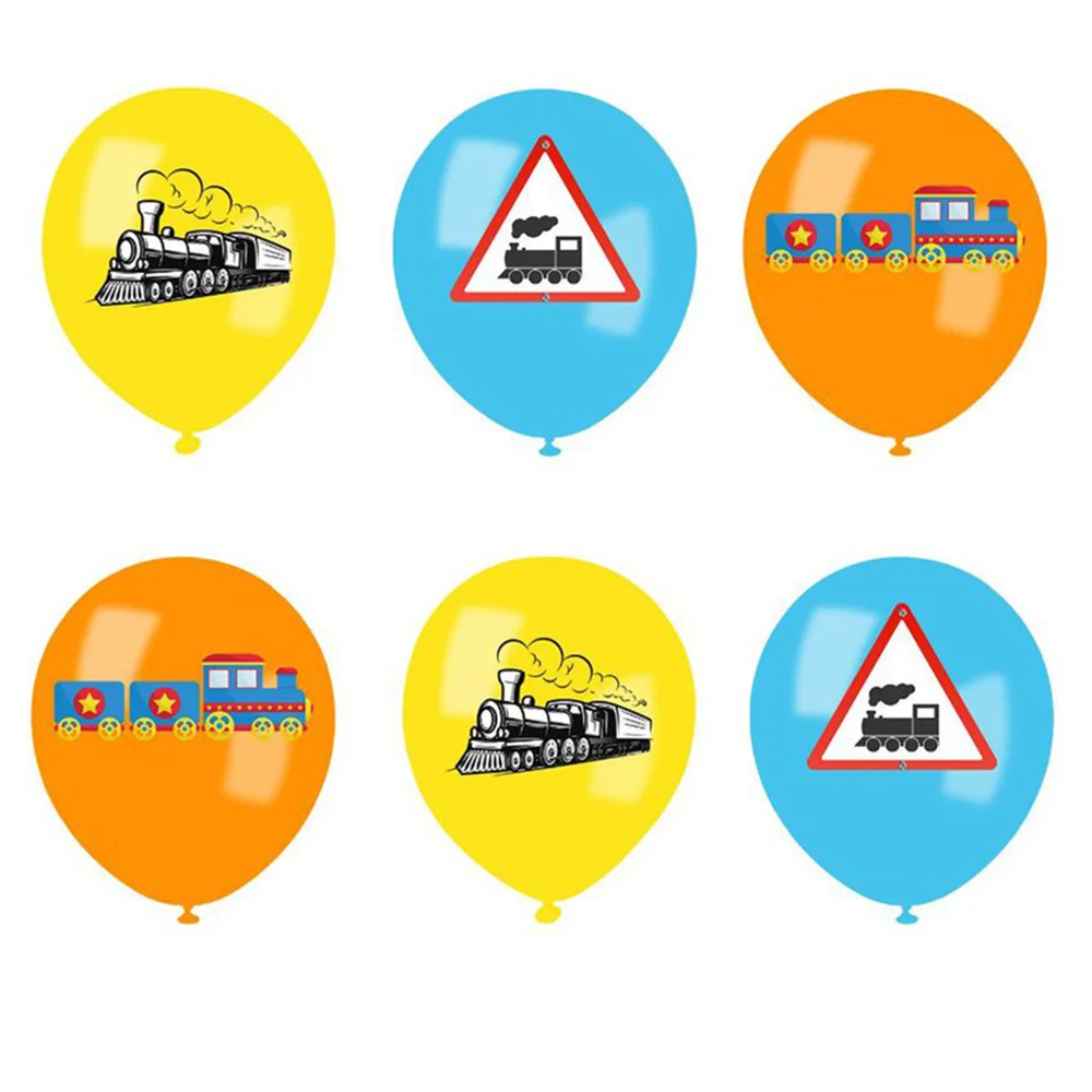 

15pcs Train Birthday Decorations Balloons Train Themed Party Supplies Baby Shower Decor